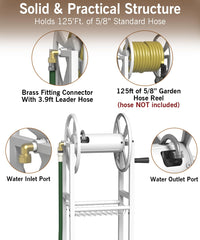 Garbuildman closeup of brass connector highlighting durable leak-resistant benefit