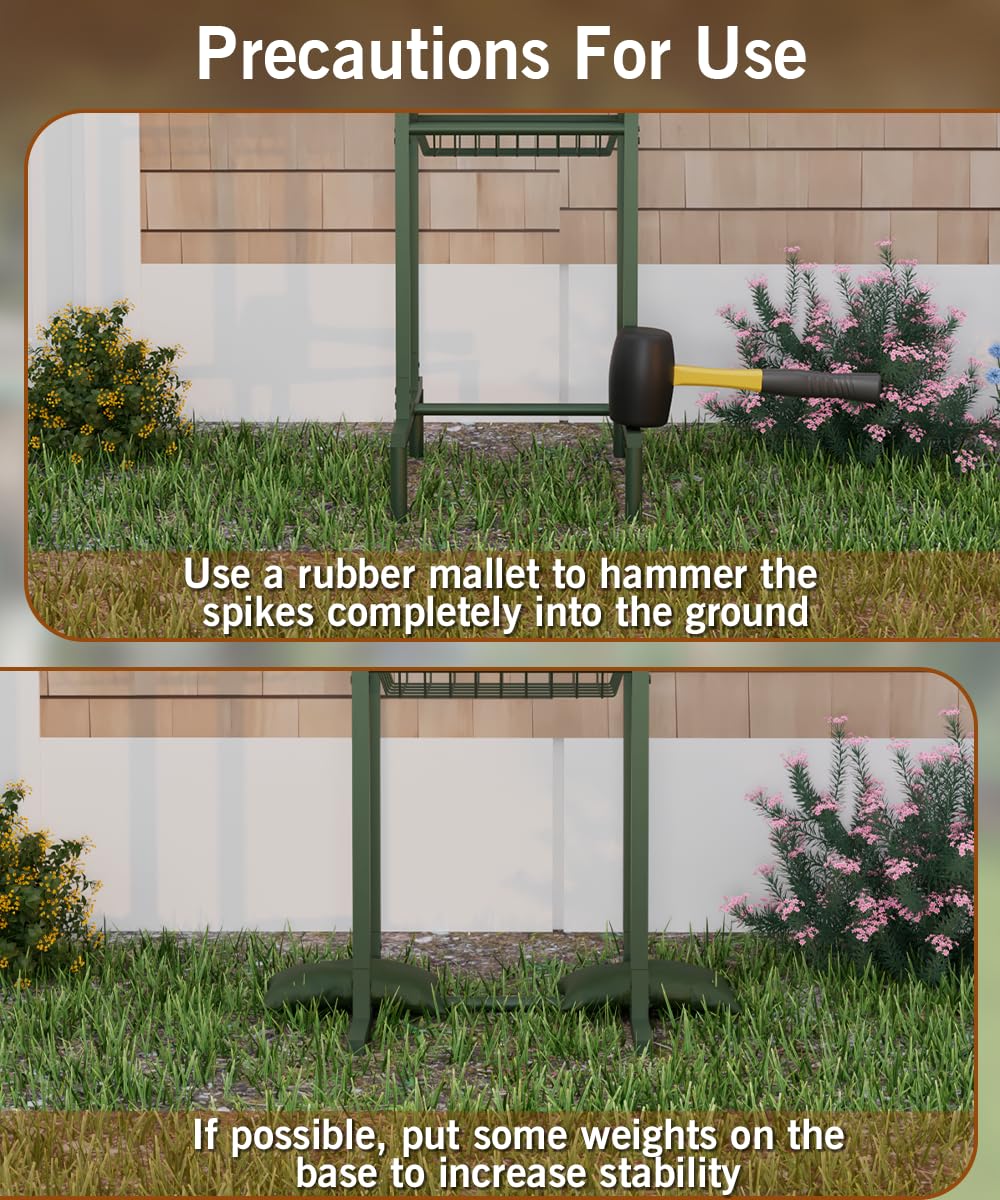 Garbuildman close-up powder-coated finish resisting rust and wear