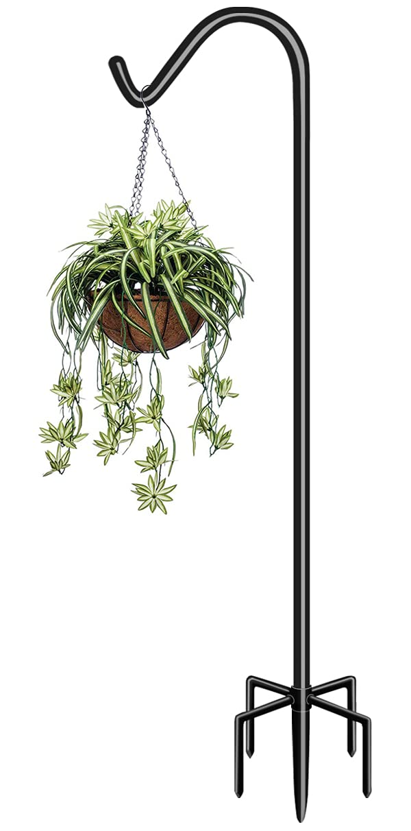 Garbuildman front view full height showing stable black shepherd hook