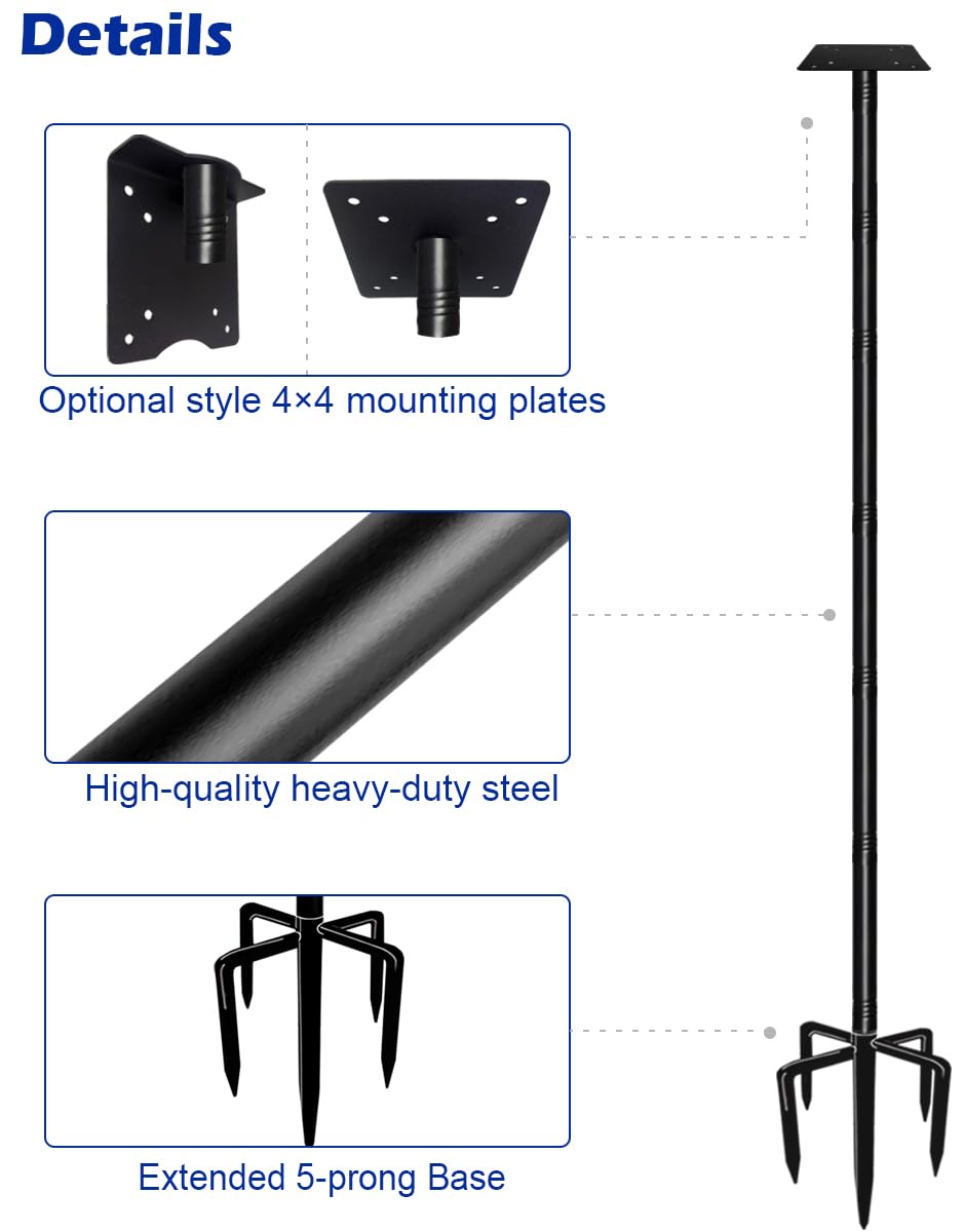 Garbuildman height adjusted in garden allowing customizable viewing levels
