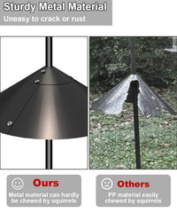Garbuildman side profile showing 19-inch diameter blocking squirrels