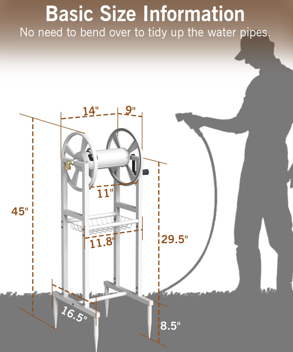 Garbuildman storage rack holding tools offering organized-garden convenience benefit
