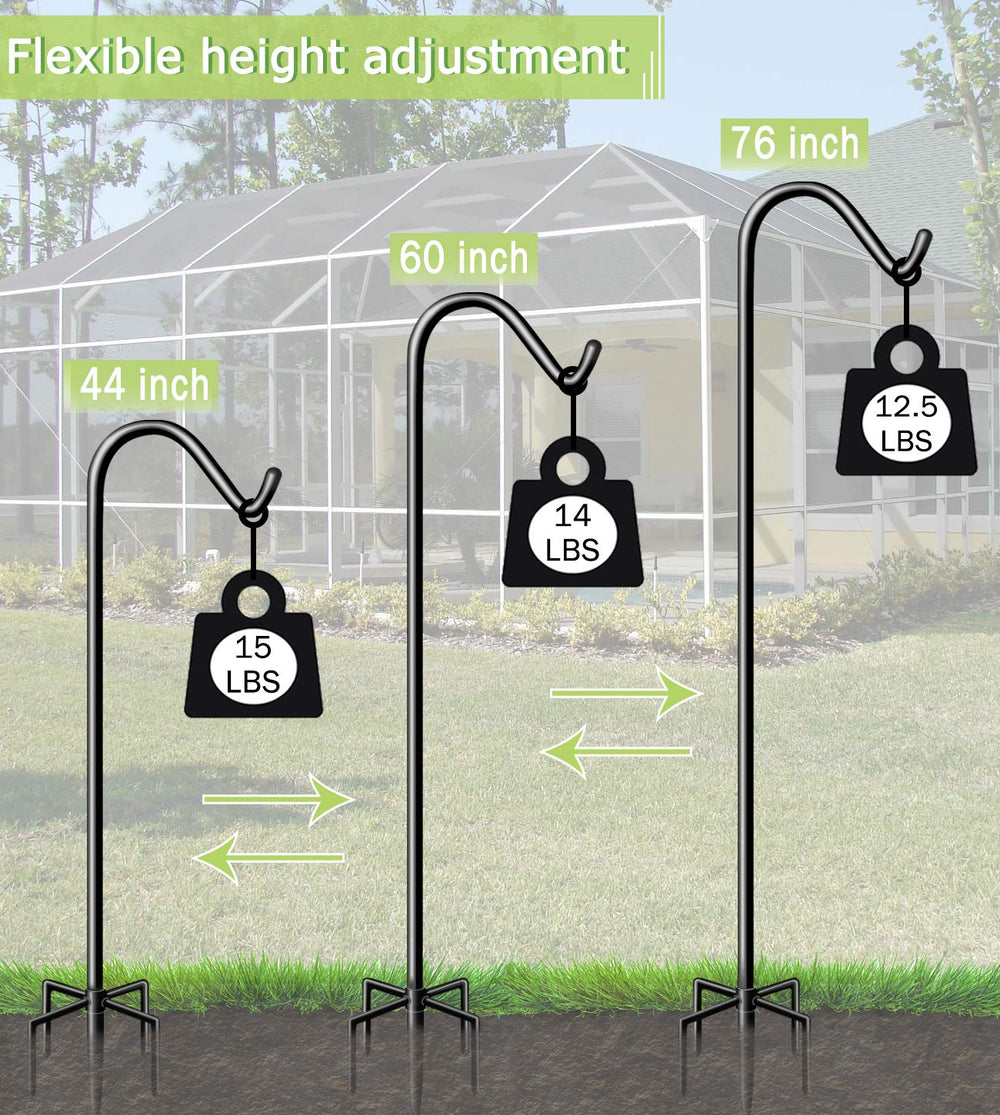 Garbuildman supporting a bird feeder showing reliable outdoor hanging