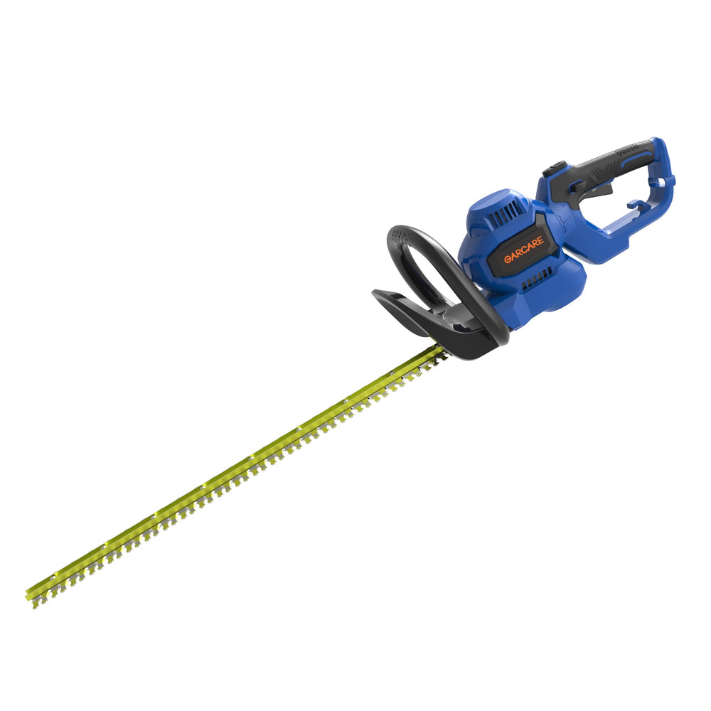 GARCARE adjustable handle rotated to show ergonomic angles for comfortable cutting