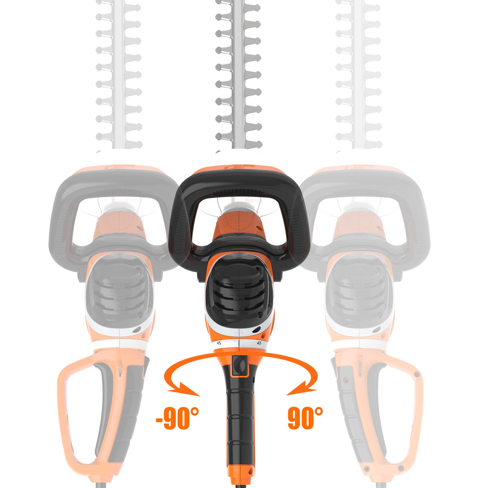 GARCARE side profile showing dual-action blades reducing vibration