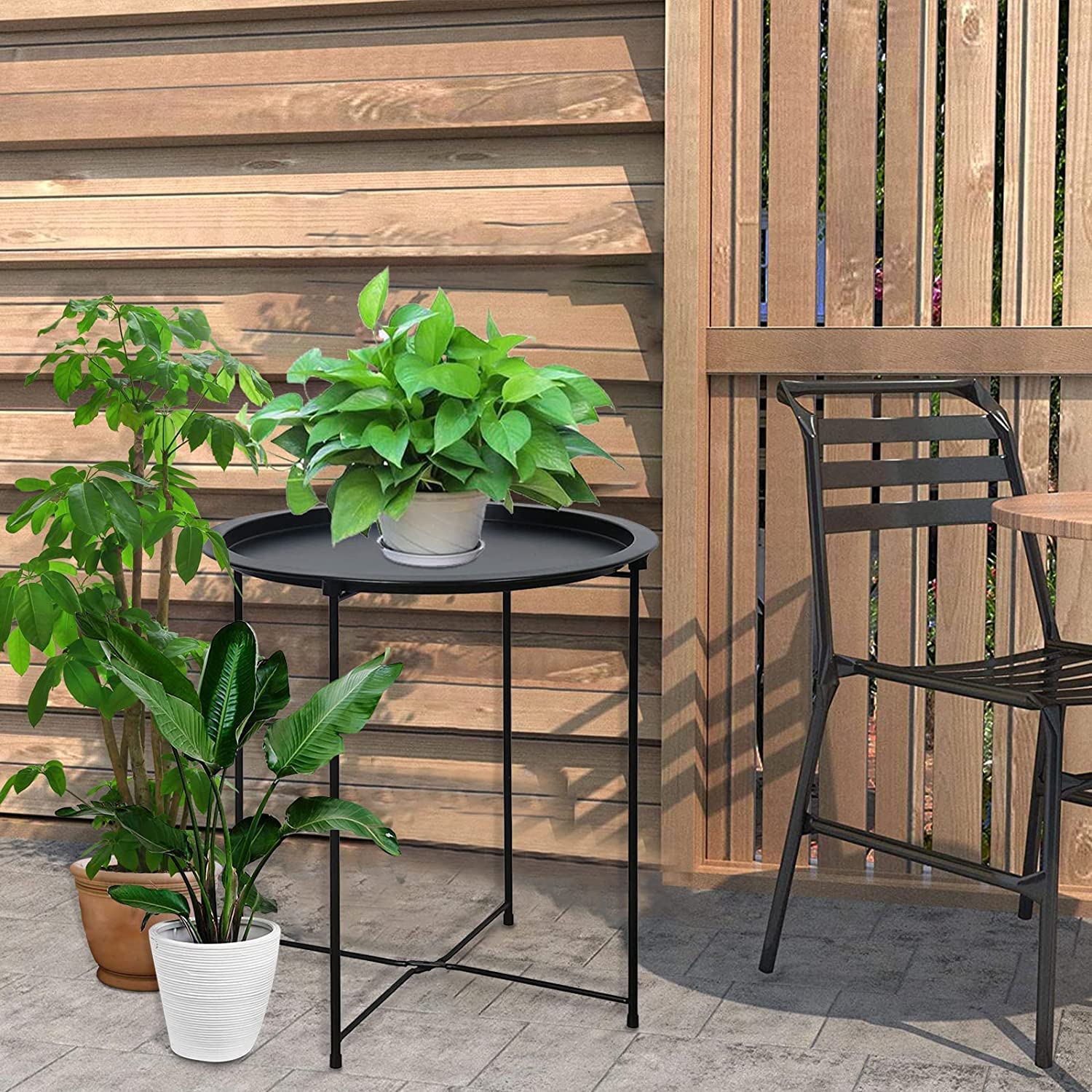 Garden 4 you bedside table staged with lamp showing practical bedroom use