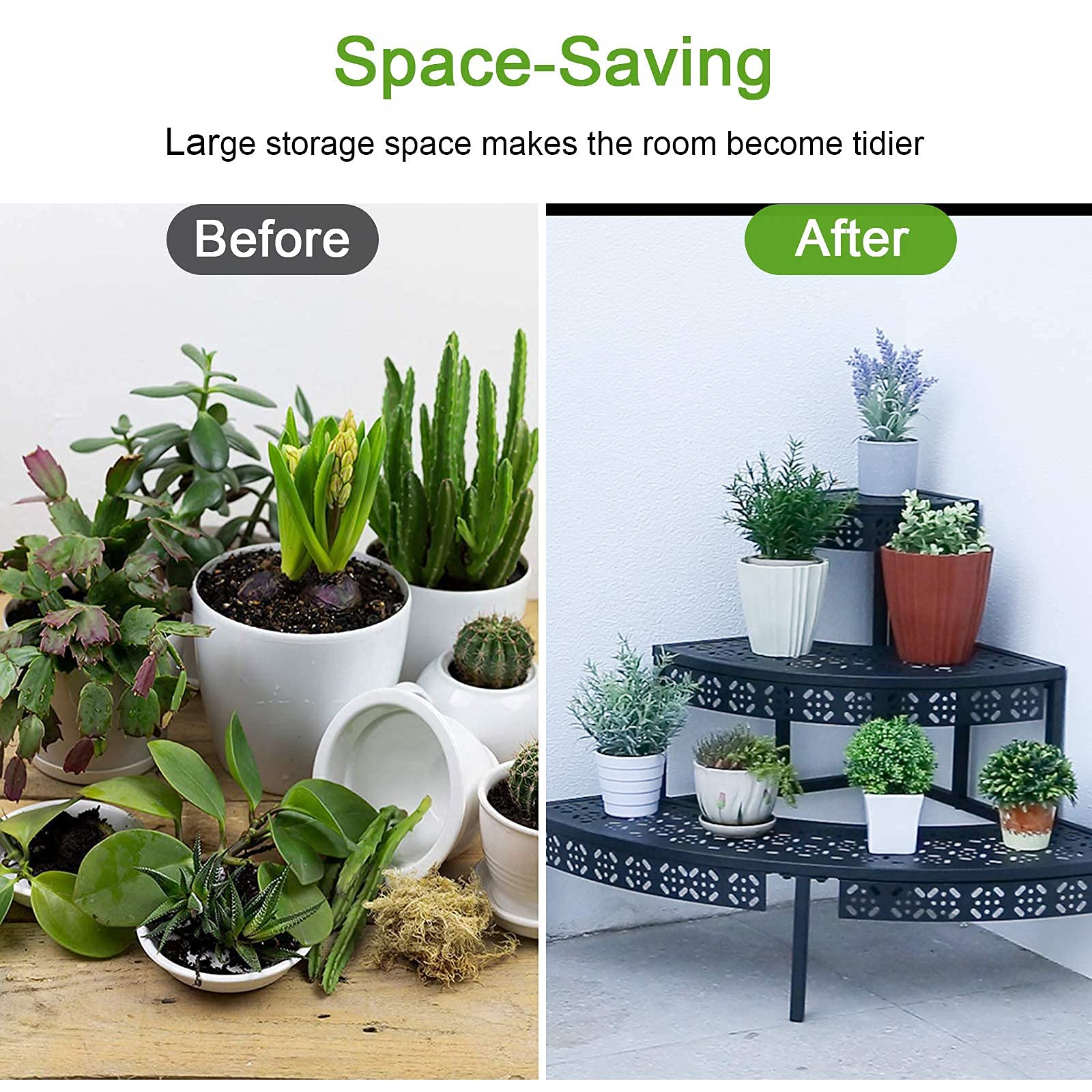 Garden 4 you estantería integrada en sala para exhibir plantas con estilo