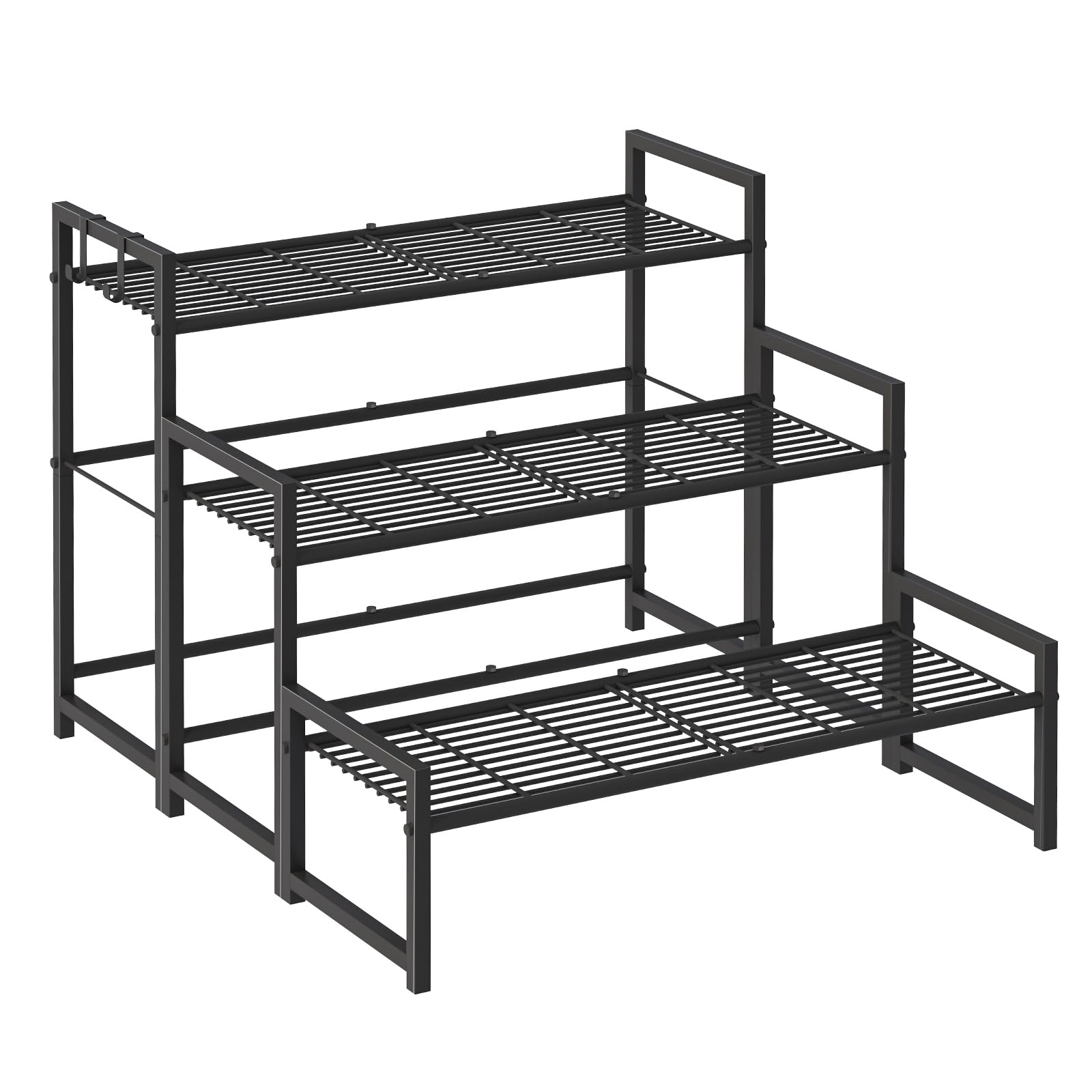 Garden 4 you front view of 3-tier stair plant stand showing organized pots and space saving