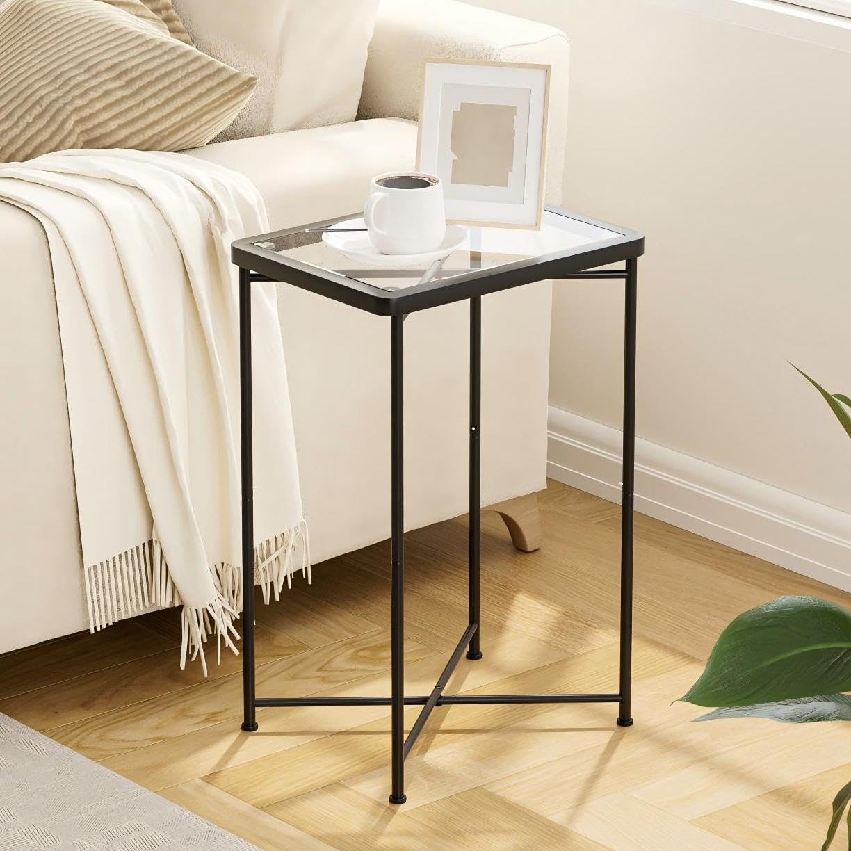 Garden 4 you side profile showing slim footprint and height for tight spaces benefit