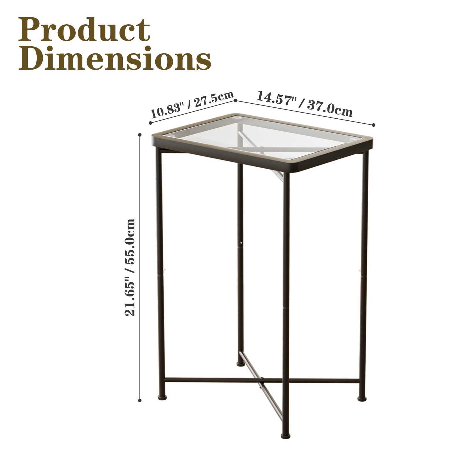 Garden 4 you close-up of tempered glass top highlighting smooth surface for easy cleaning