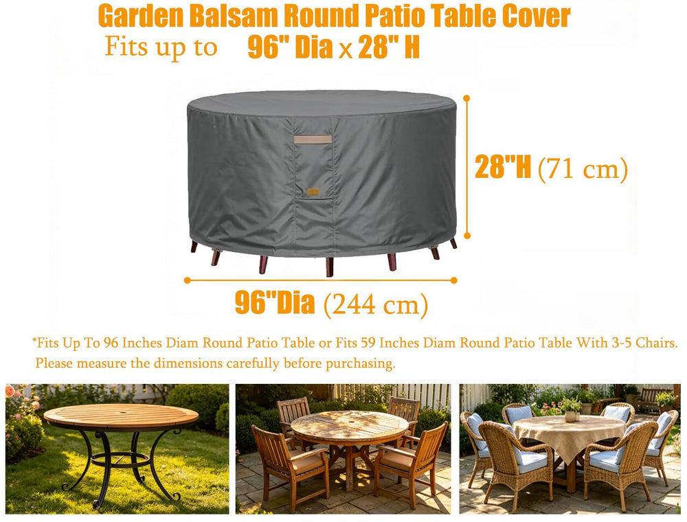 Garden Balsam fabric close-up showing heavy-duty weave for durable protection