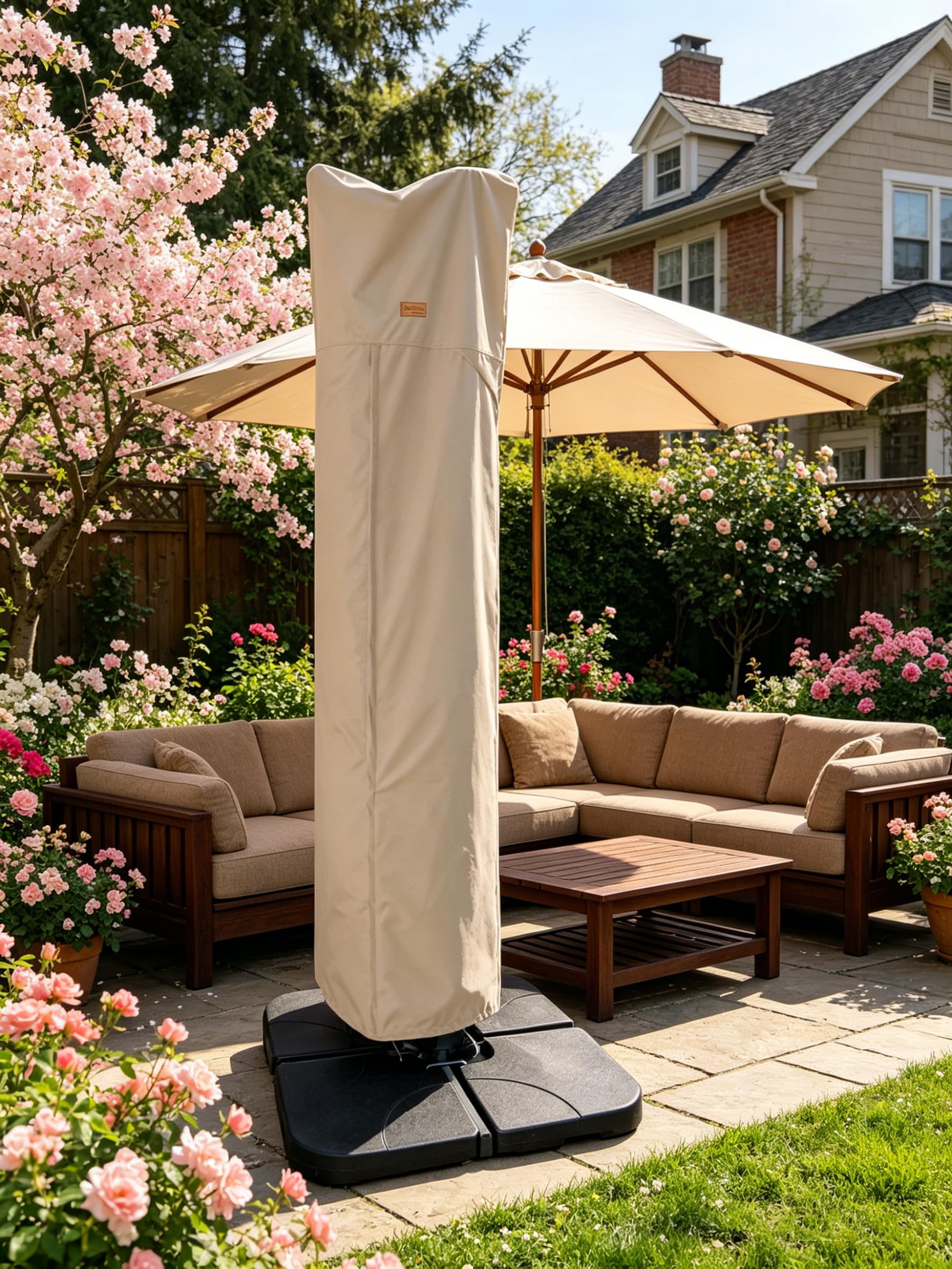 Garden Balsam folded compact storage, space-saving for off-season