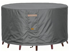 Garden Balsam front view of cover showing full 96" protection and clean look