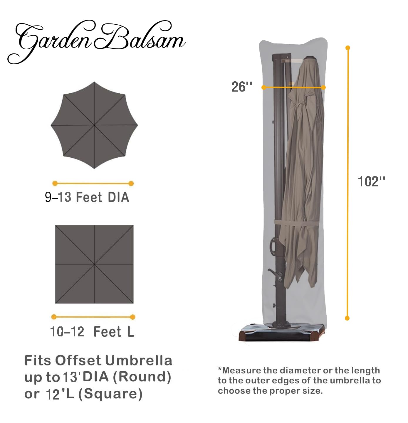 Garden Balsam close-up of full-length zipper for easy access