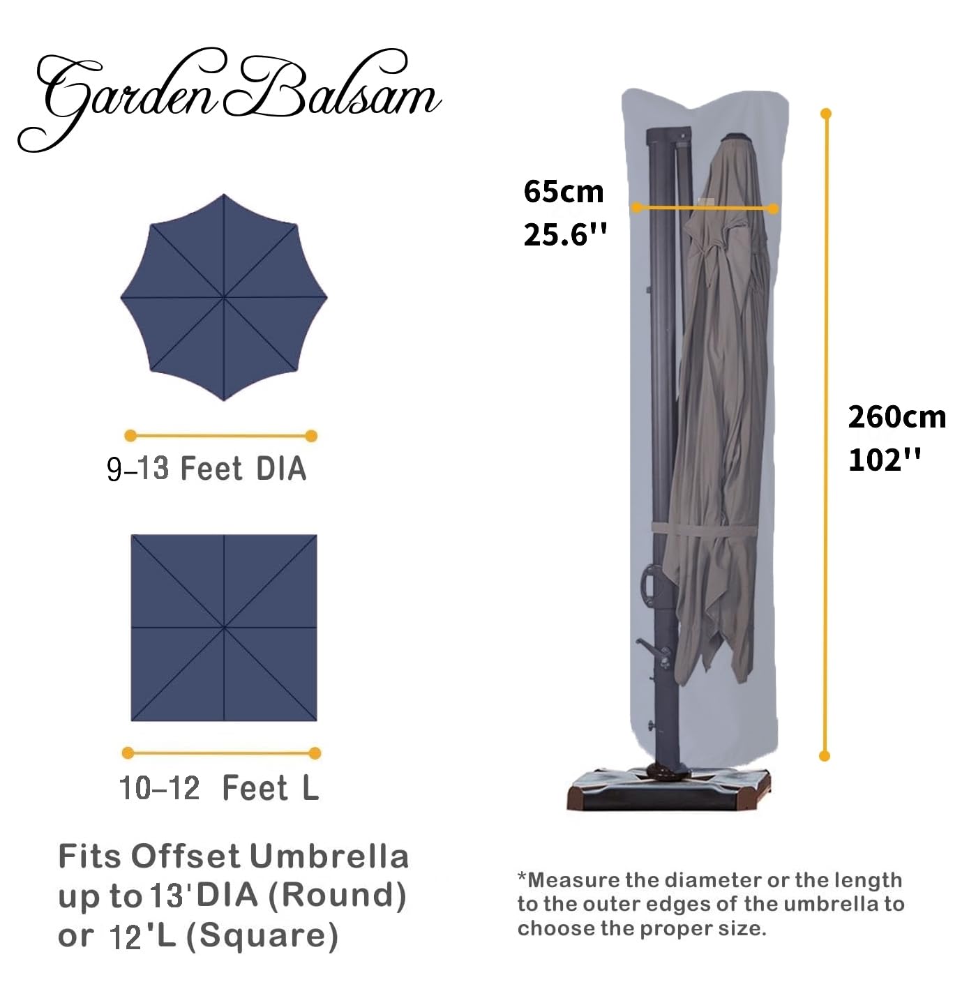 Garden Balsam closeup zipper and base closure preventing wind lift