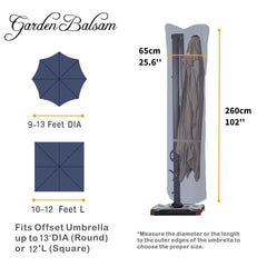 Garden Balsam closeup zipper and base closure preventing wind lift