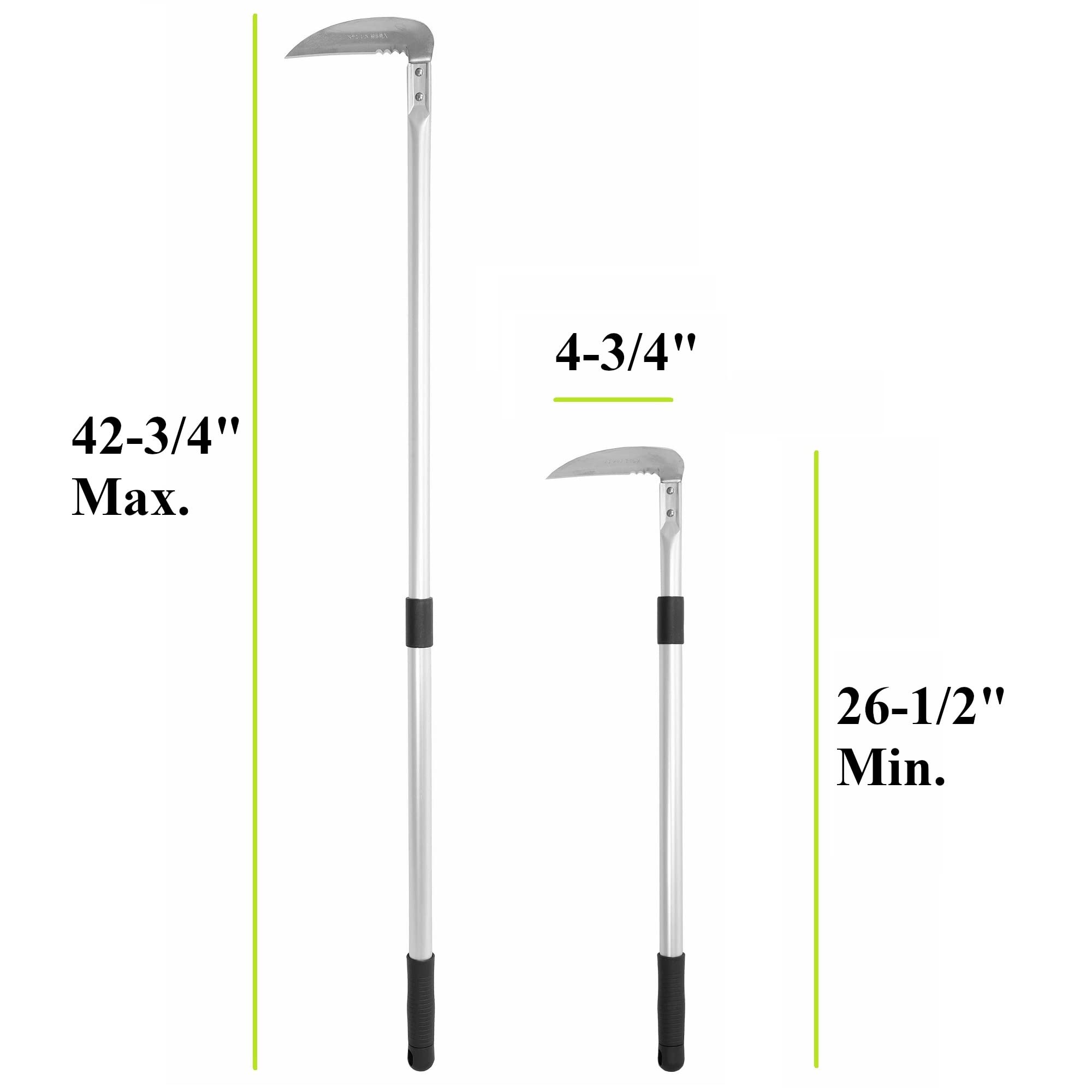 Garden Helper close-up of Japanese stainless-steel blade showing sharpness and rust resistance