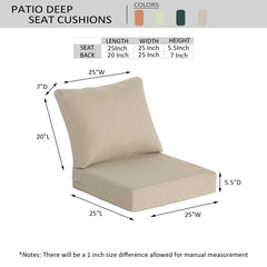 Garden lucky detailed back cushion shot highlighting quick-rebound fill and shape retention