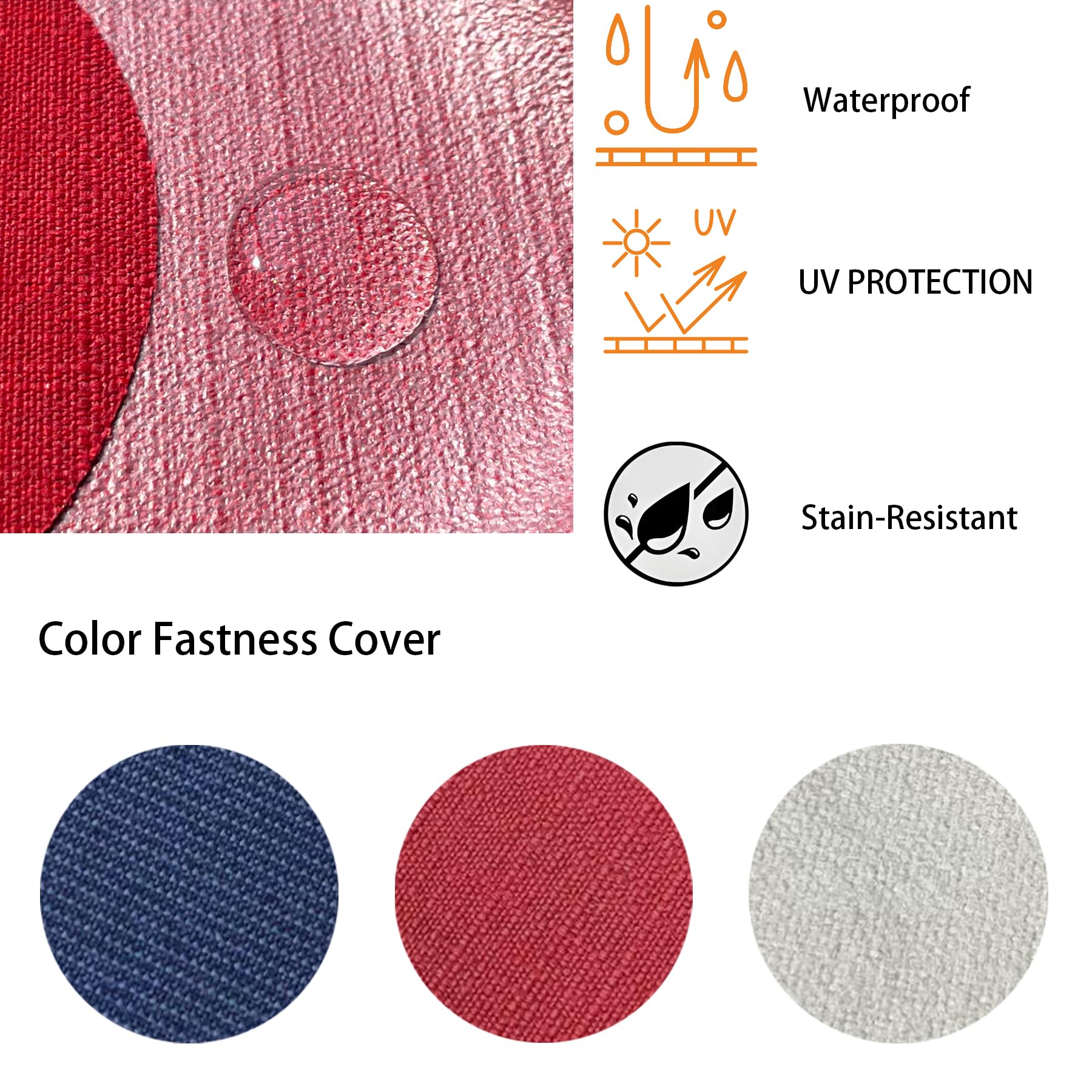 Garden lucky seat and back side profile highlighting foam thickness and supportive construction