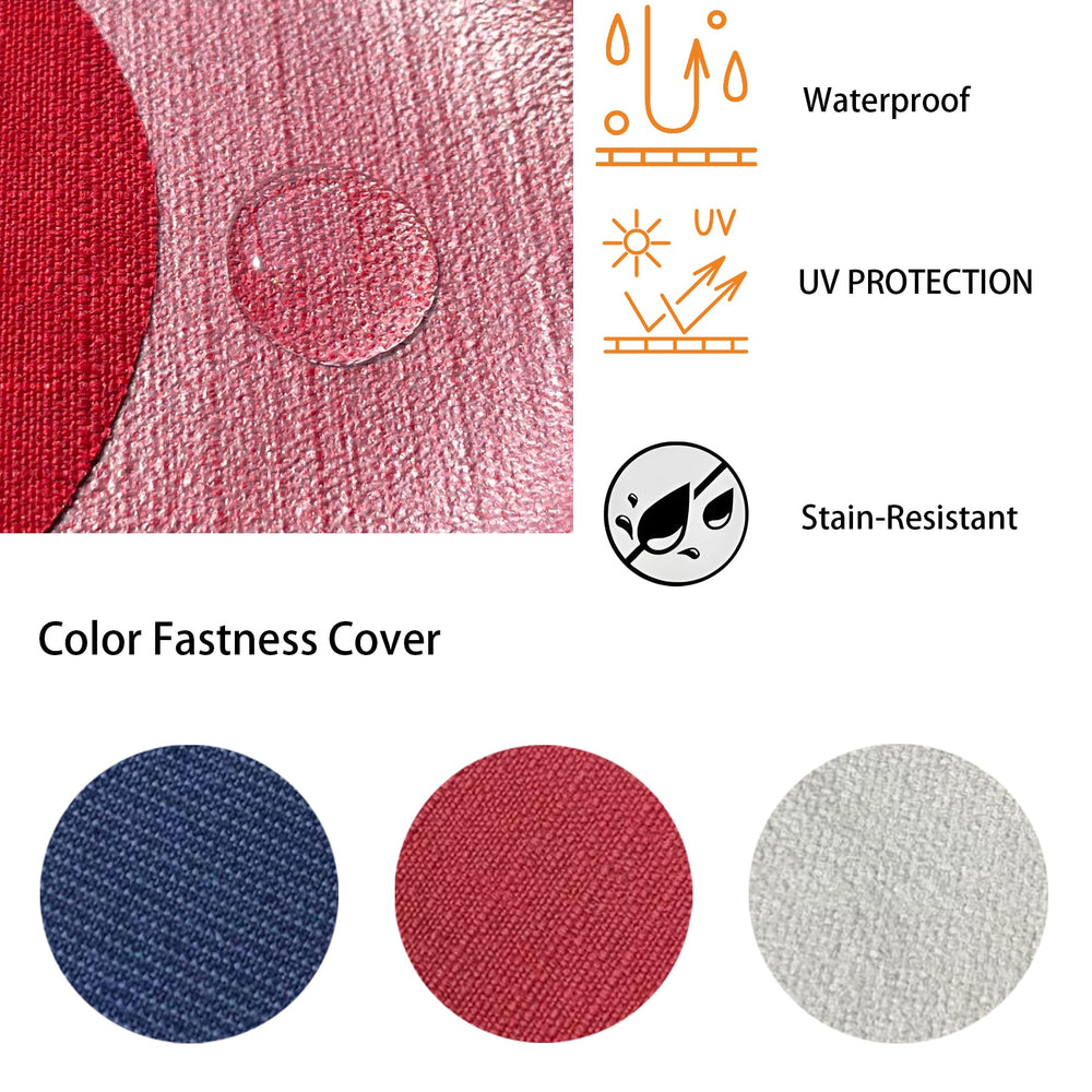 Garden lucky seat and back side profile highlighting foam thickness and supportive construction
