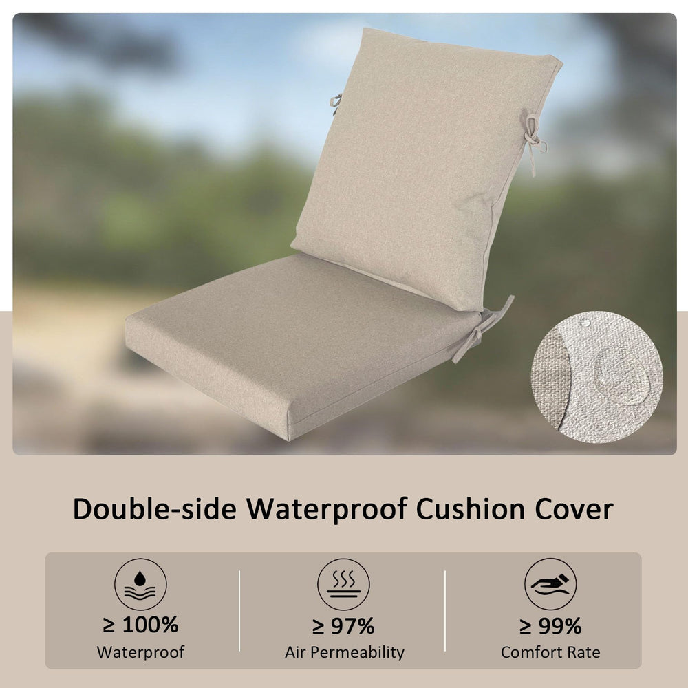 Garden lucky water beading on fabric demonstrating waterproof protection and quick spill resistance