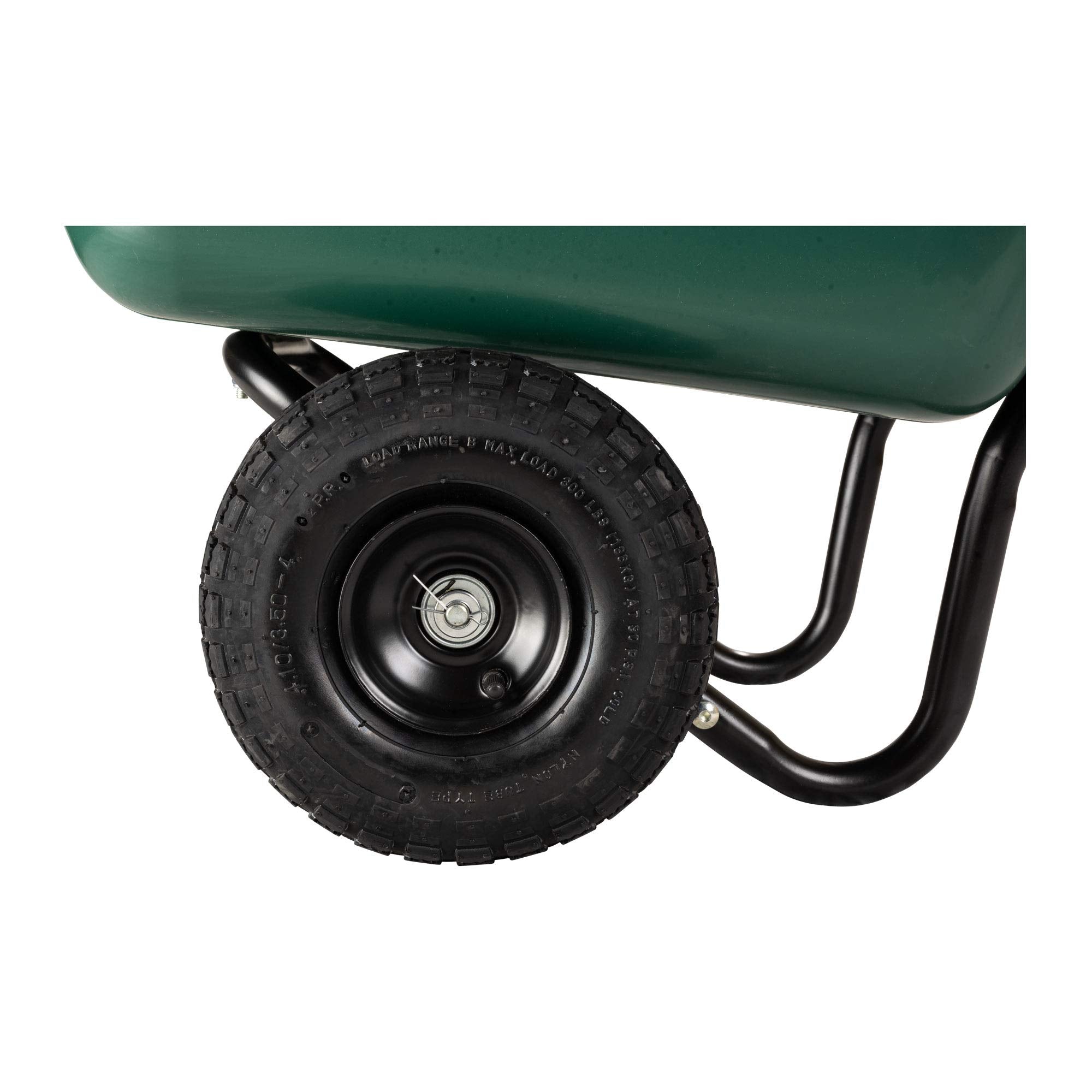 GARDEN STAR dual air-filled wheels improving balance and maneuverability