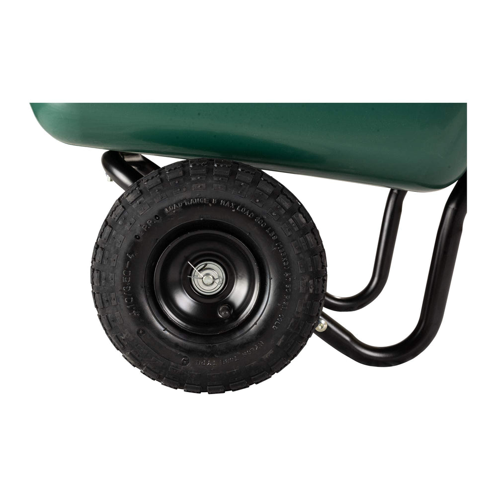 GARDEN STAR dual air-filled wheels improving balance and maneuverability