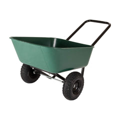 GARDEN STAR front view showing compact garden barrow for easier hauling