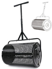Garden Tailor front view of 24-inch spreader showing full assembly benefits