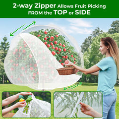 Garden Tailor detailed mesh texture illustrating light and air flow