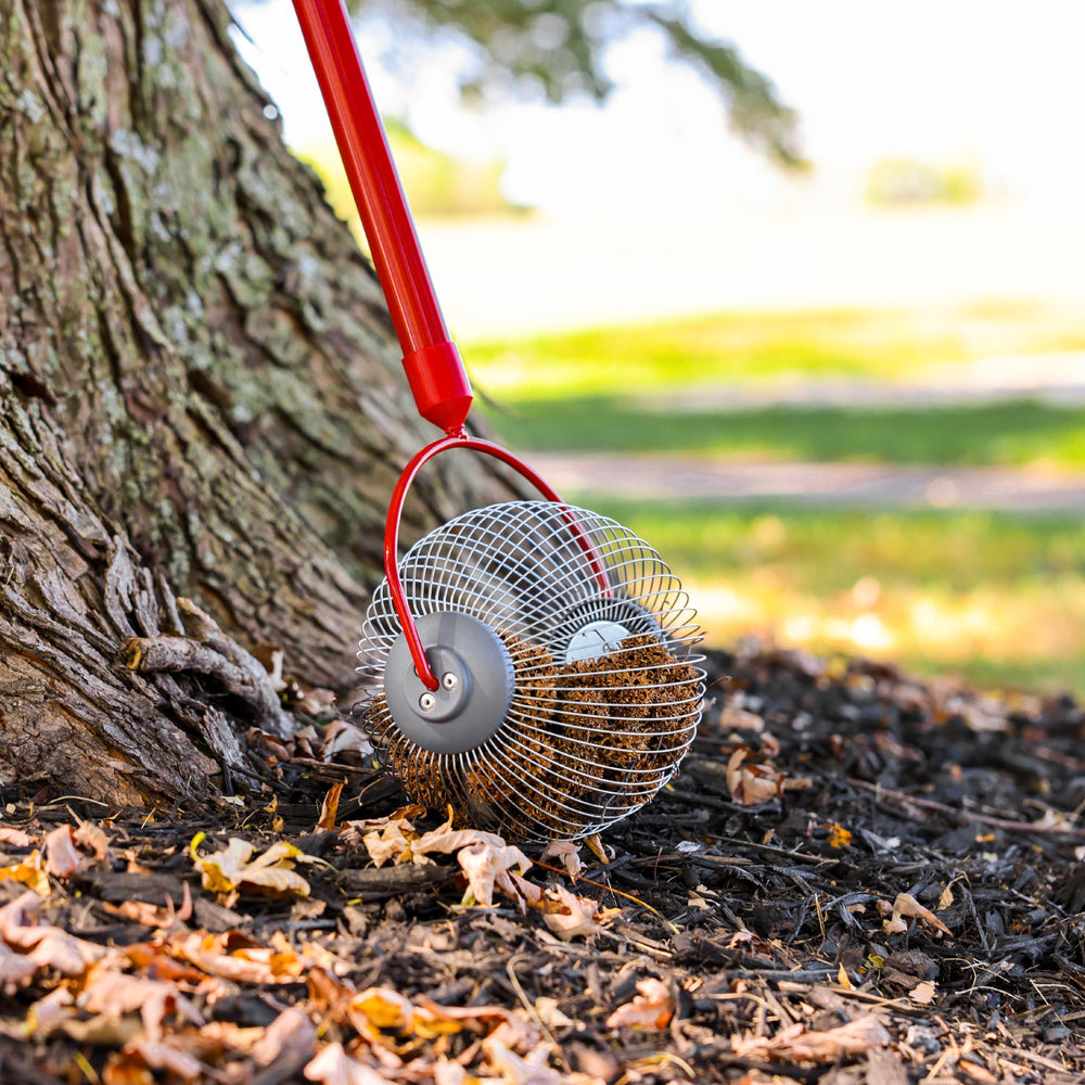 GARDEN WEASEL dumping action with spread wires for fast, no-tools emptying