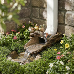 GARDEN WHISPER close-up resin texture showing durable stone-like finish for weather resistance
