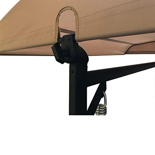 Garden Winds detail of flat adjusting turn knob attachment showing compatibility confirmation