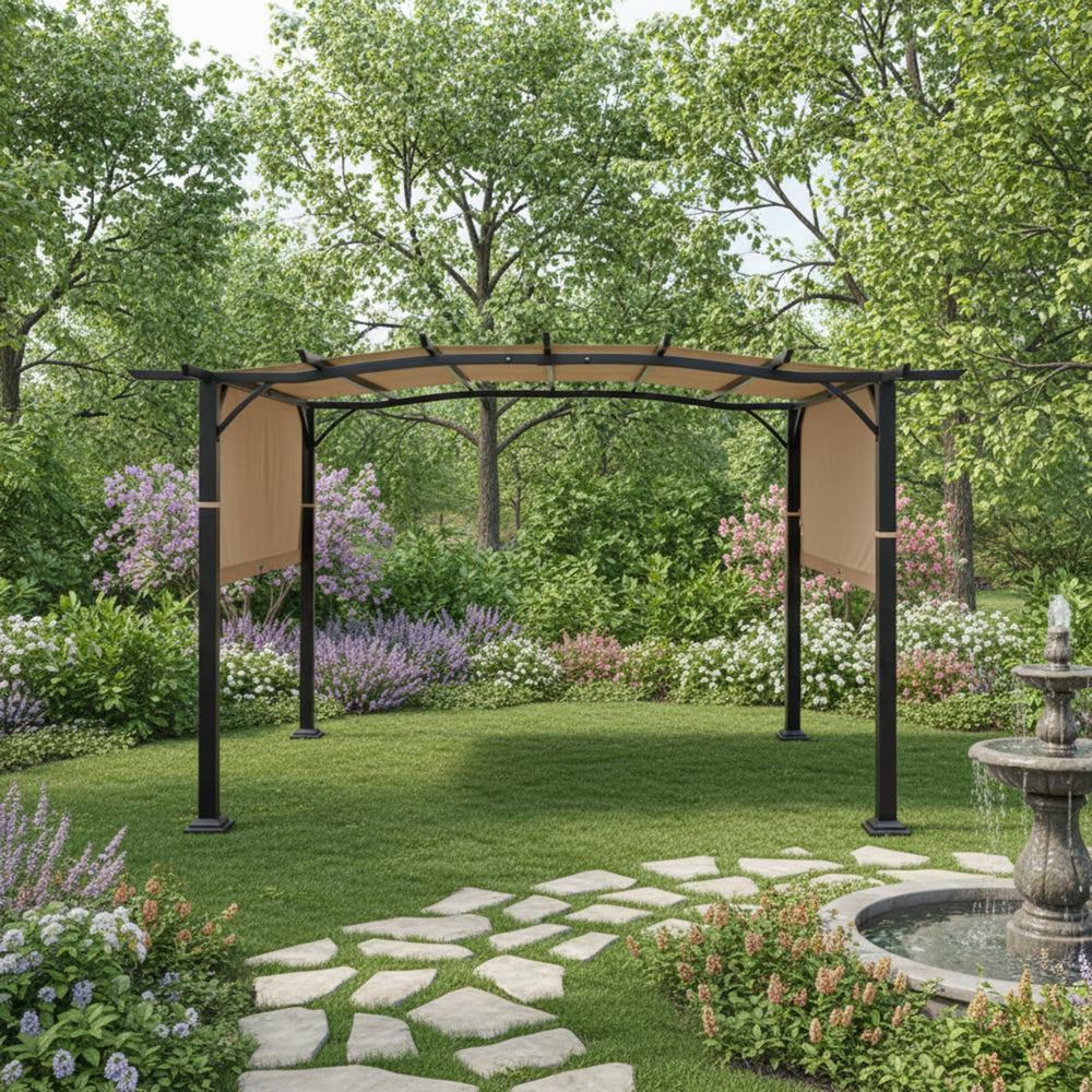 Garden Winds close-up of 350 denier fabric texture for long-lasting durability