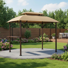 Garden Winds close-up of RipLock 350 fabric grid showing reinforced tear resistance