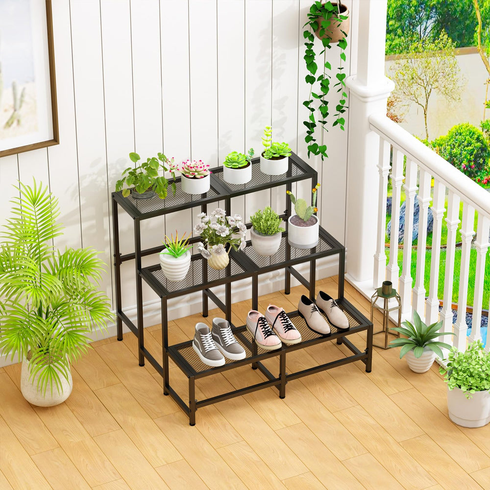Garden 4 you on balcony demonstrating outdoor suitability and stylish storage benefit
