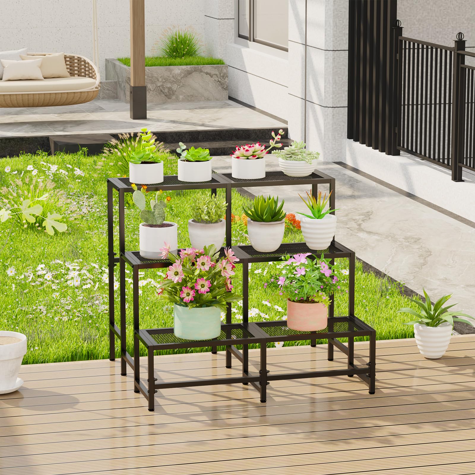 Garden 4 you filled with various plants showing capacity and tidy look benefit
