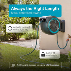 GARDENA close-up of integrated spray nozzle for instant watering control