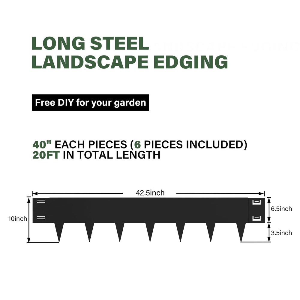 Gardenaire close-up of 3.5 inch saw teeth anchoring securely