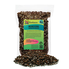 Gardenera front package showing 4 quart bag and quick-drain benefit