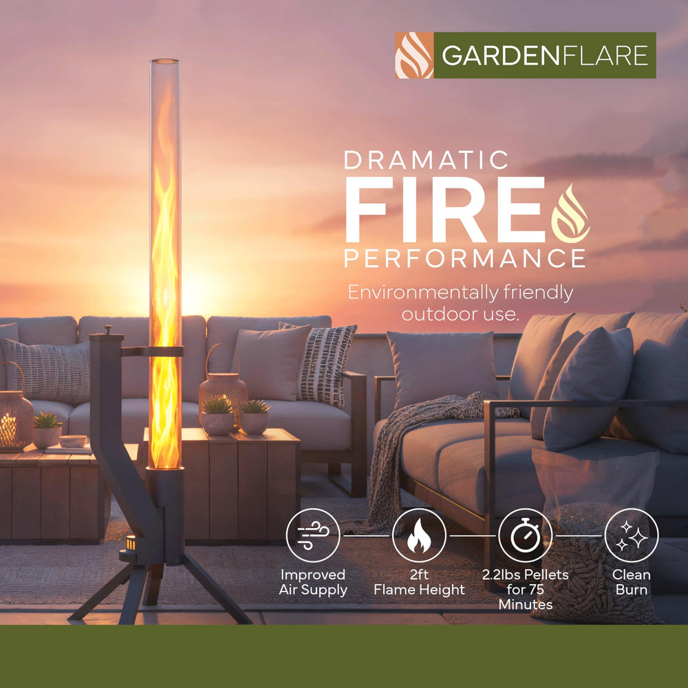GARDENFLARE stainless steel core detail showing durable construction for long-lasting performance