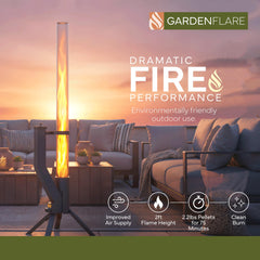 GARDENFLARE stainless steel core detail showing durable construction for long-lasting performance