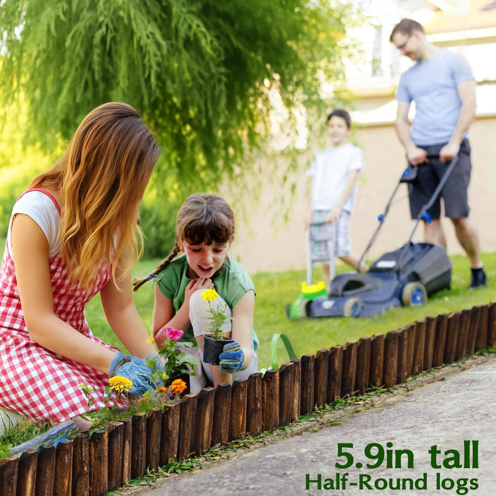 GardenFlow panel next to ruler showing 5.9 inch height for sizing accuracy