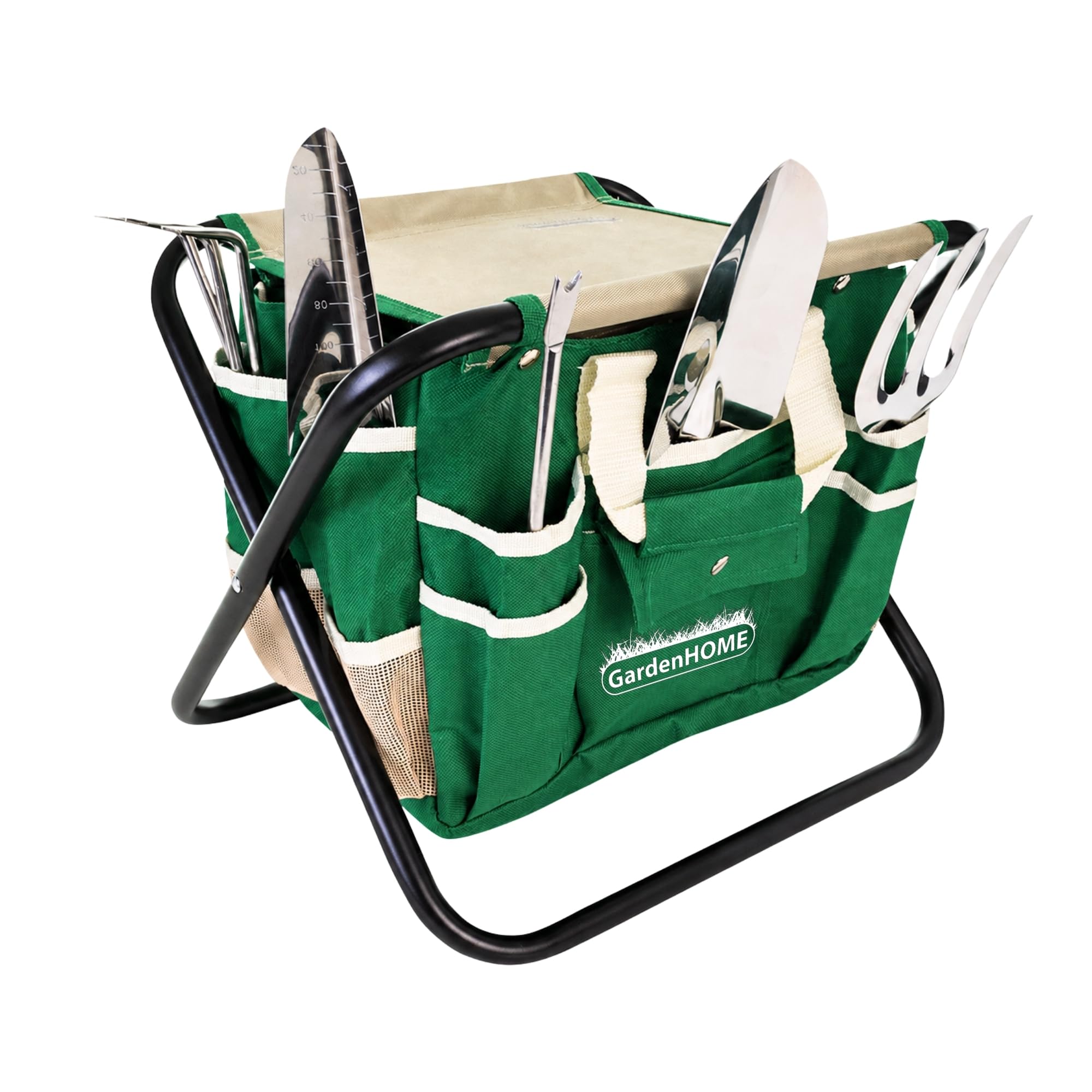 GardenHOME front view of the full tool set showing organized components for quick use