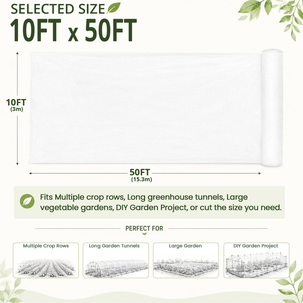 Gardeningwill close-up of 0.8mm mesh showing fine weave, blocks small insects