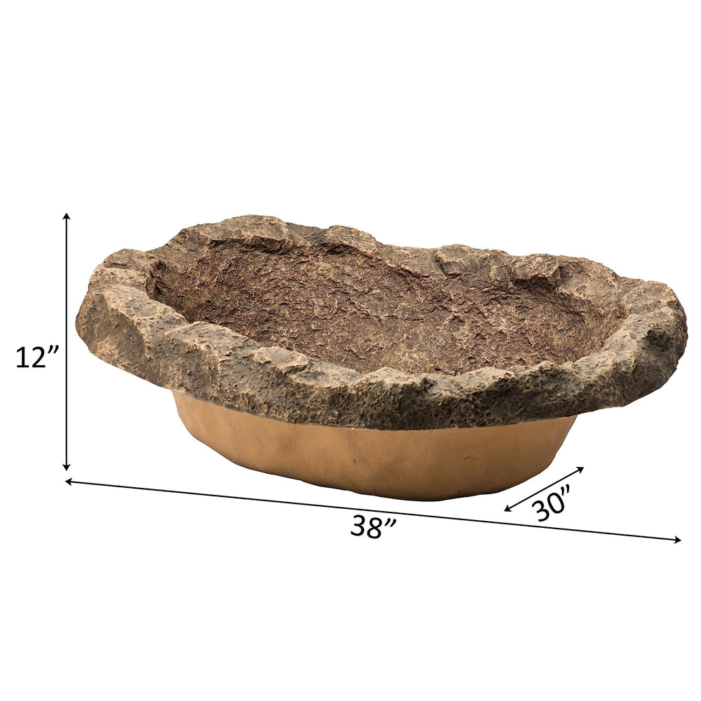 Gardenised edge closeup showing flower rim detail and natural aesthetic benefit