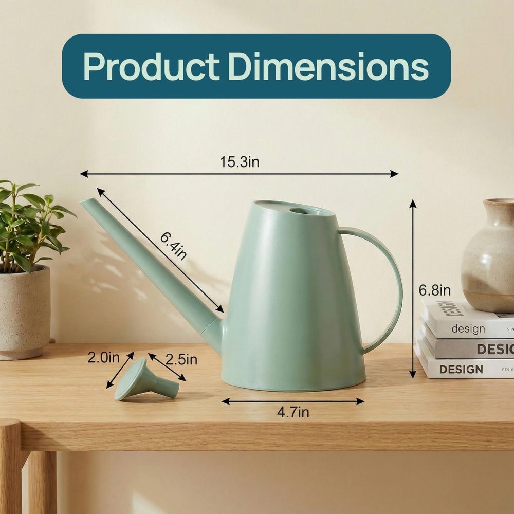 Gardenised watering can staged in a modern interior for clean decorative appeal