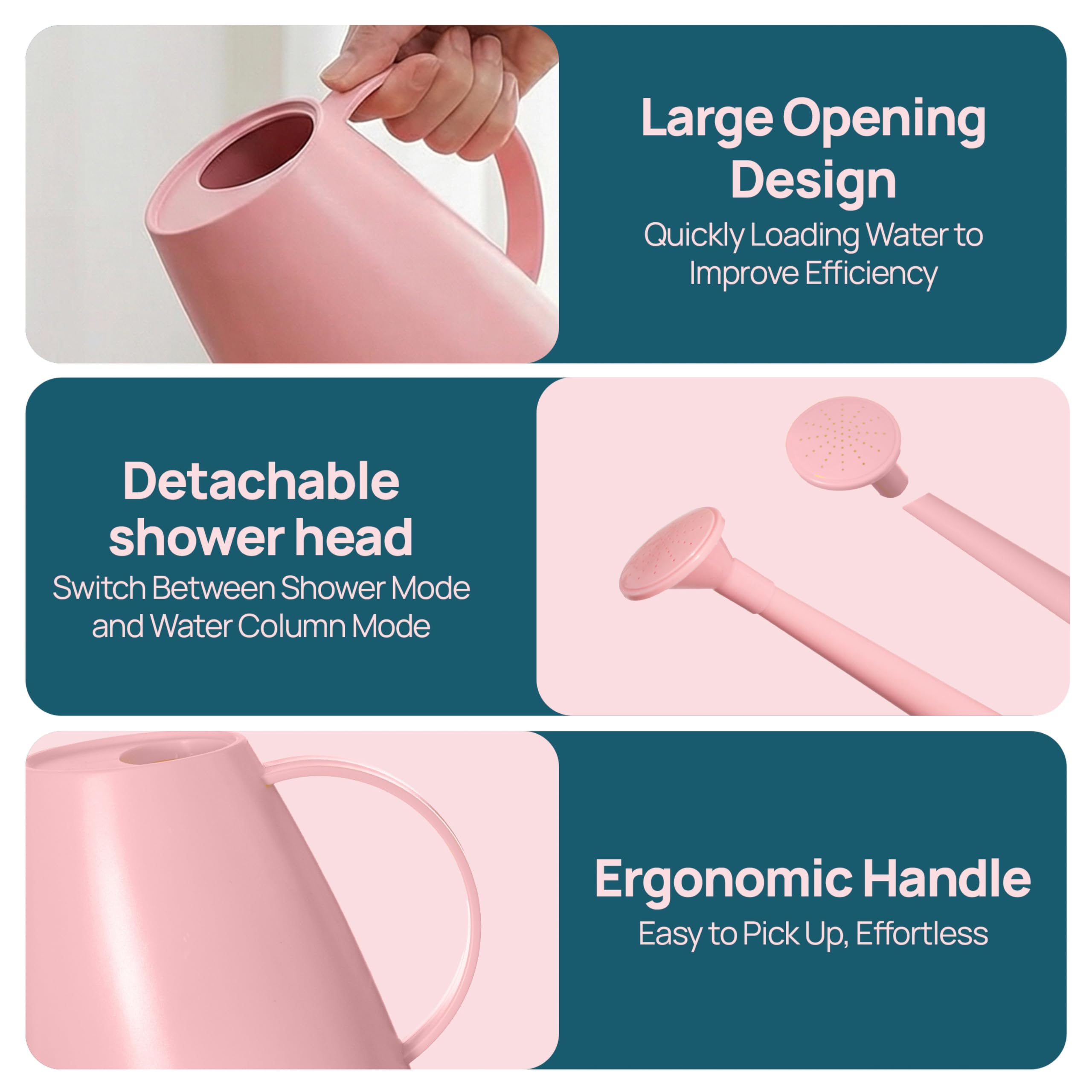 Gardenised shown beside a hand for scale to highlight lightweight easy-carry benefit