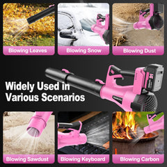 GardenJoy two 21V 3.0Ah batteries and fast charger for extended runtime and quick recharges