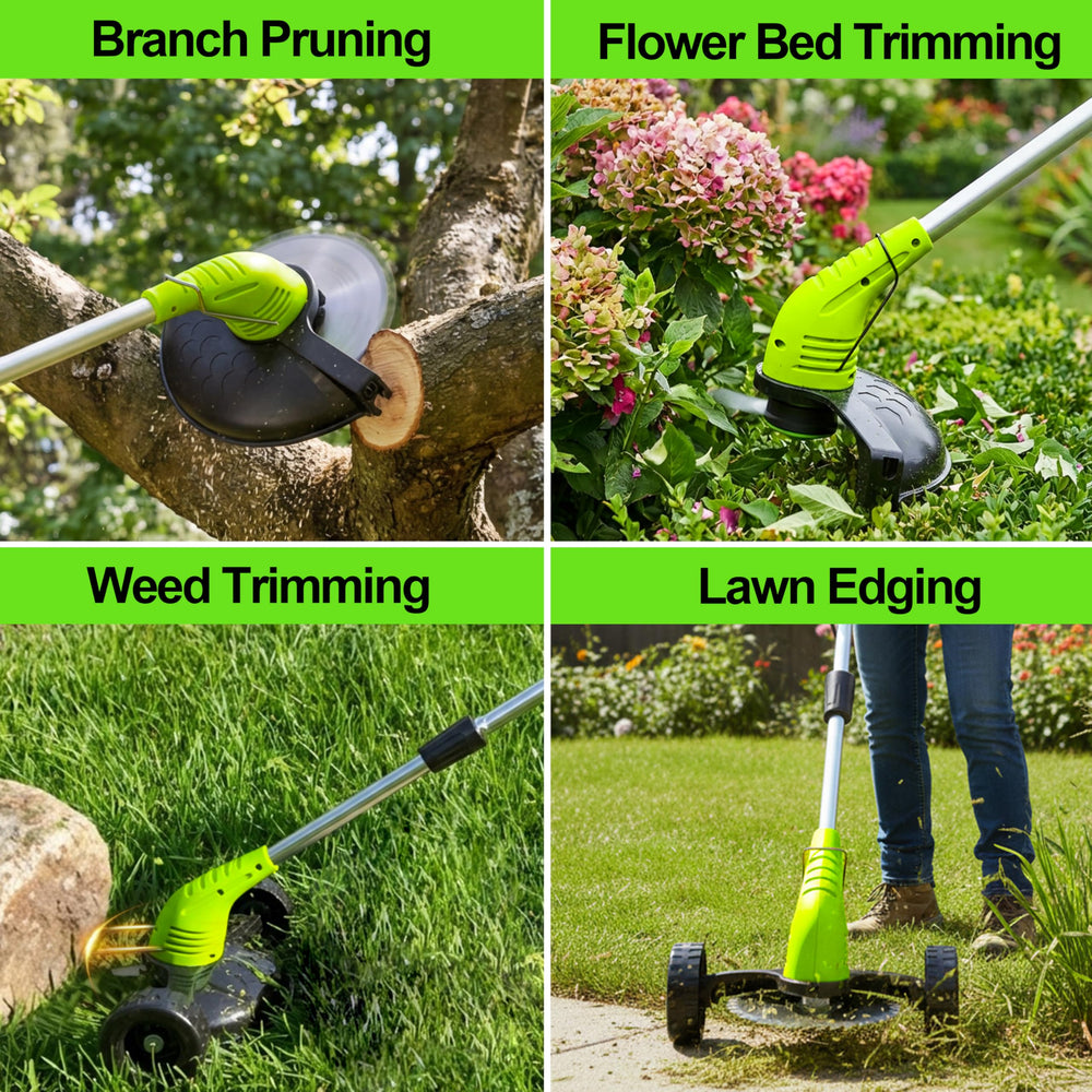 GardenJoy all three blade types displayed for different cutting tasks